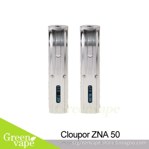New Cloupor ZNA 50 Mod 50Watt Variable Wattage 18650 Mod Box Mod